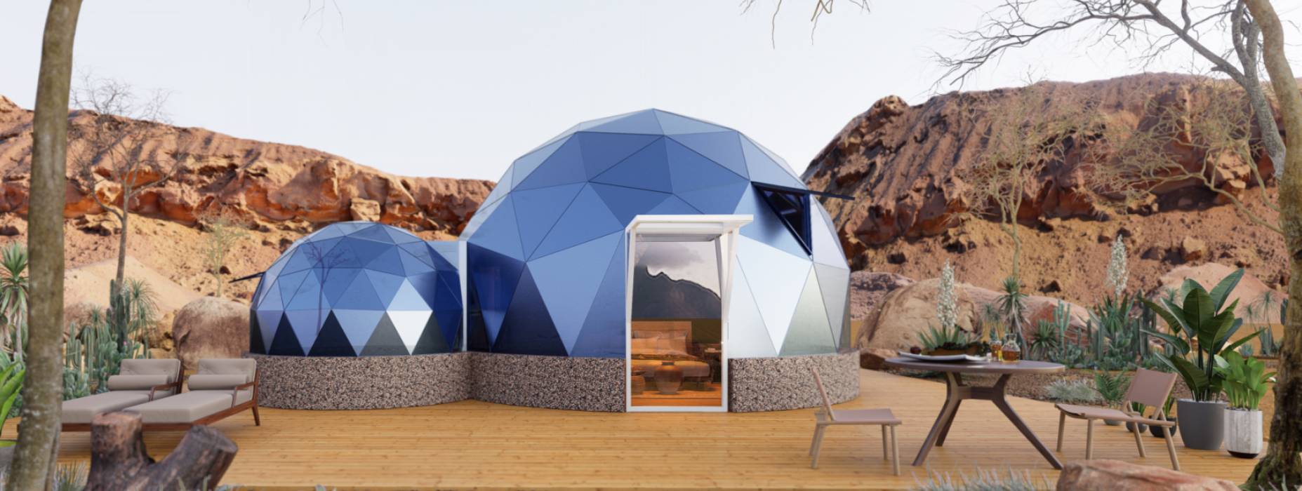 永靖县球形智能光伏玻璃星空房